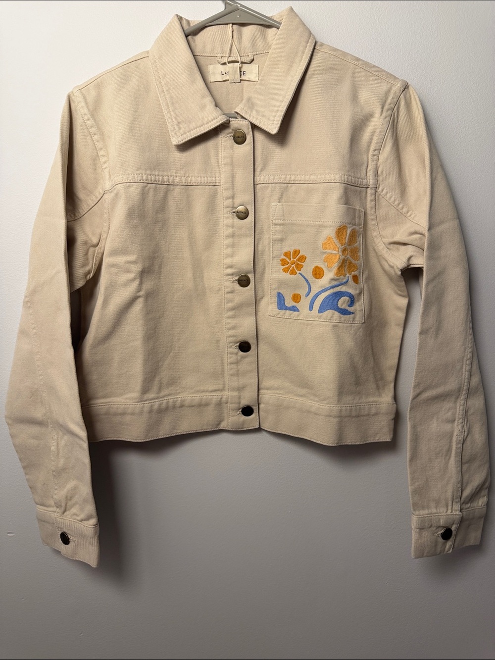 NWT L Space Capri Jacket in Bone / XS - Picture 3 of 4
